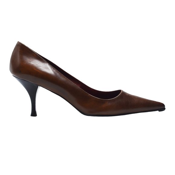 PRADA Women’s Sandalwood Pumps - Size 37.5 - New Heels & Toe Tap! Made in Italy! - Picture 3 of 16